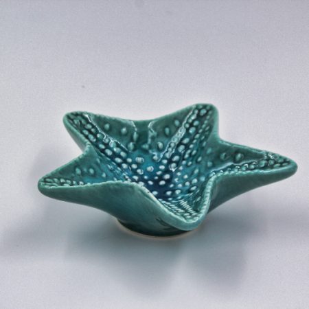 Trinket Tray Star Fish Teal