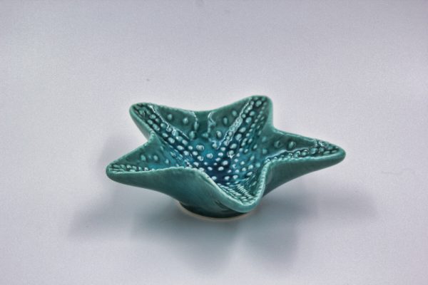 Trinket Tray Star Fish Teal