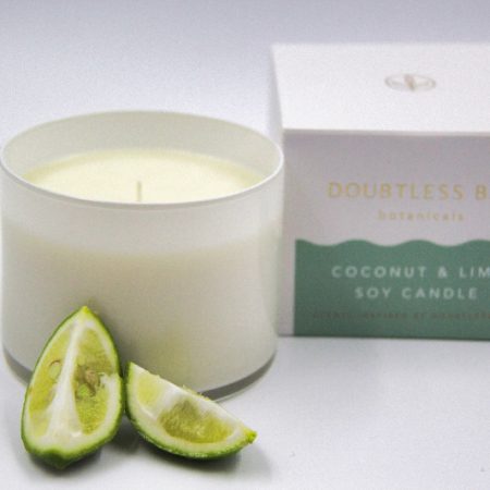 Doubtless Bay Botanicals Coconut and Lime Soy Candle