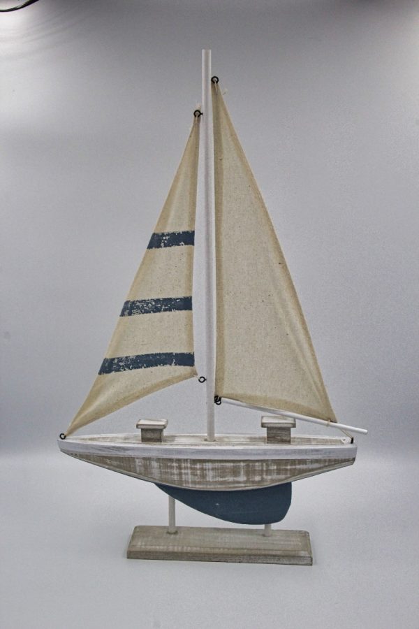 Sailing Boat Blue Stripe Large - Image 2