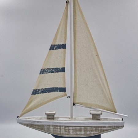 Sailing Boat Blue Stripe Large