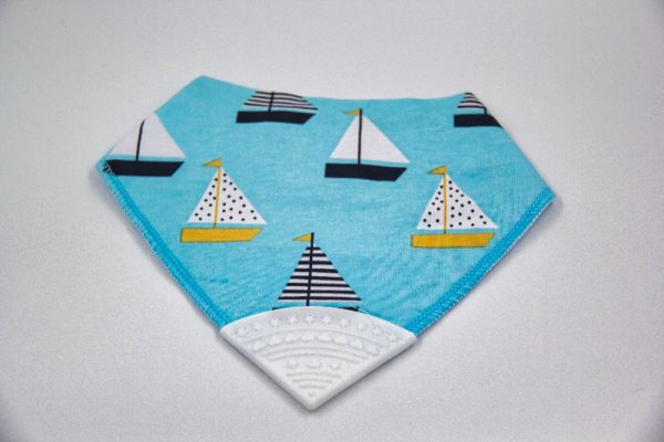 Sail Boat Bib/Teether