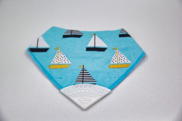 Sail Boat Bib/Teether - Image 2