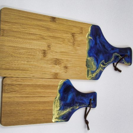 Blue Gold Edge Platter set #2