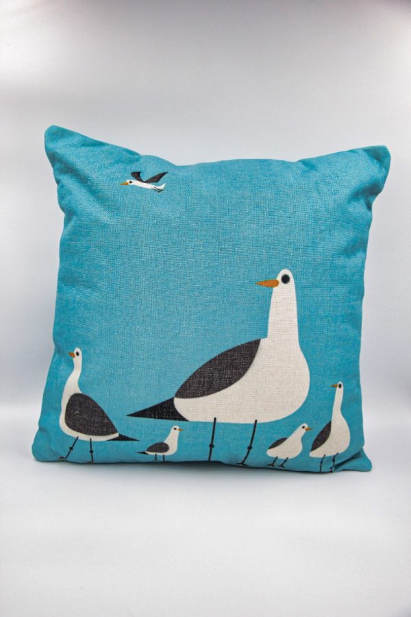 Standing Tall Seagull Cushion - Image 2