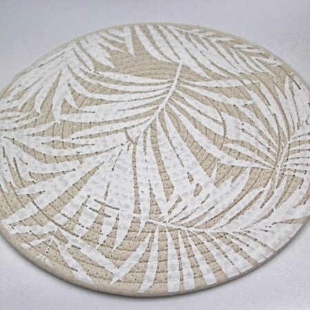 Round Palm Leaf Place Mat