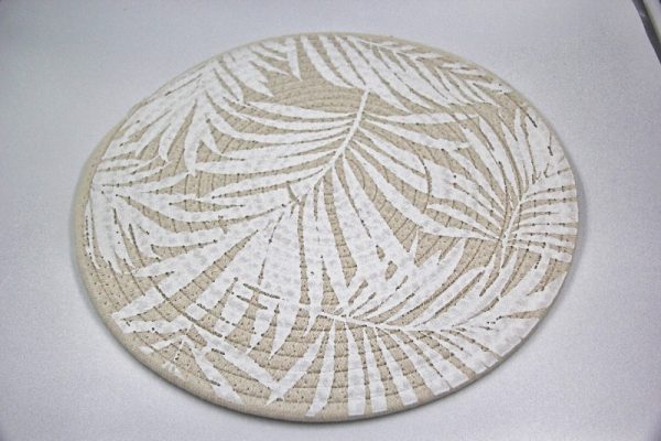 Round Palm Leaf Place Mat