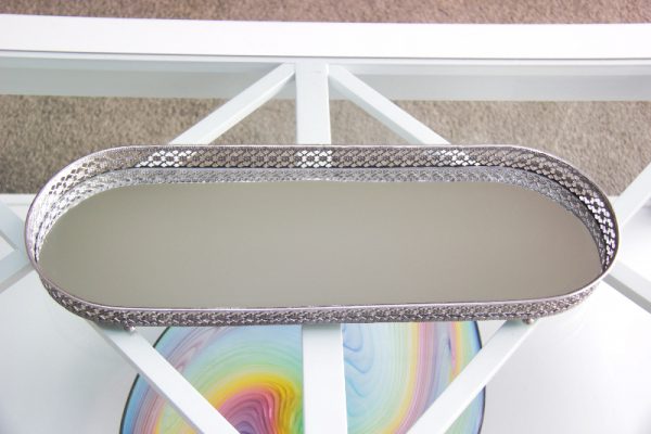 Luxe Silver Mirror tray