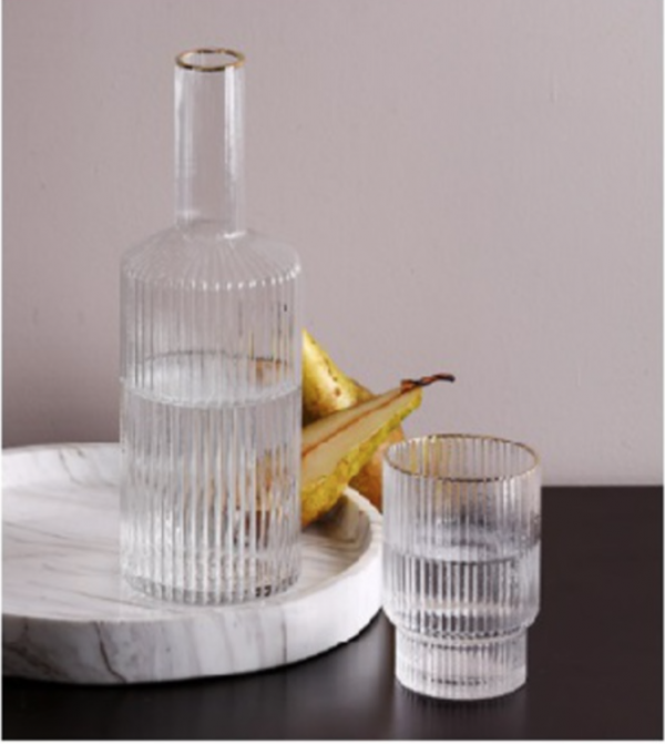 Water Decanter and Glasses - Image 2