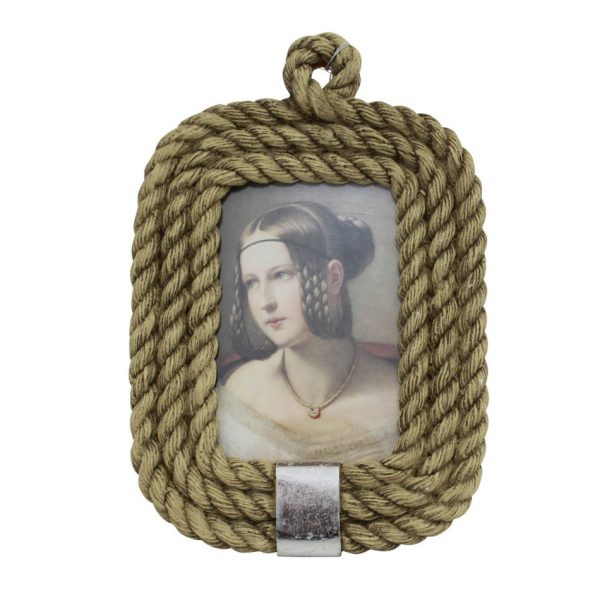 Rope Frame Antique Resin Nautical Style