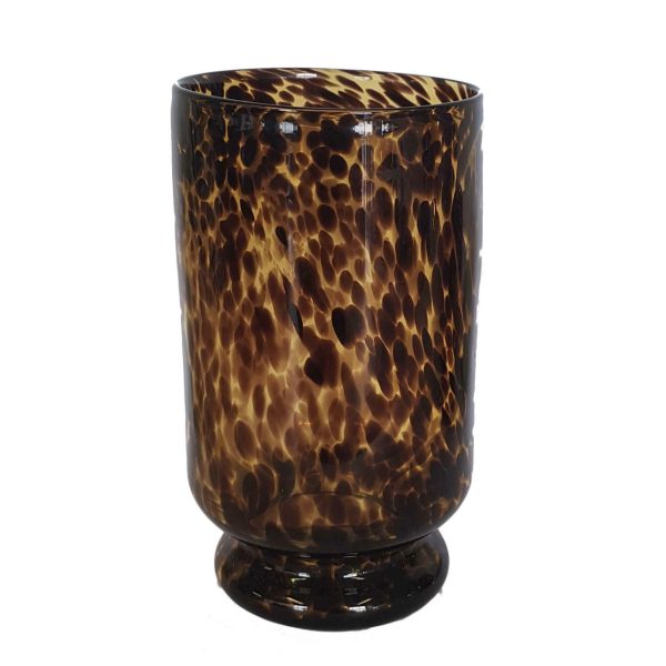 TORTOISESHELL HURICANE VASE MEDIUM